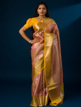 Tissue Silk Banarasi Zari weaving Saree
