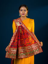 KcPc Marwadi Chunri Stole Georgette FabricZHR