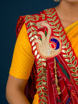 KcPc Marwadi Chunri Stole Georgette FabricZHR