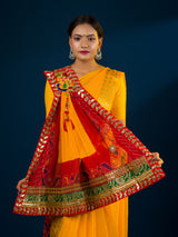 KcPc Rajasthani Marwadi Chunri Pomcha Stole ZHR