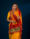 KcPc Rajasthani Marwadi Chunri Pomcha Stole ZHR