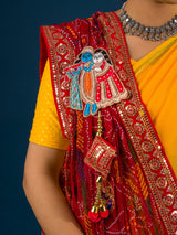 KcPc Latest Georgette Marwardi Broach StoleMNL