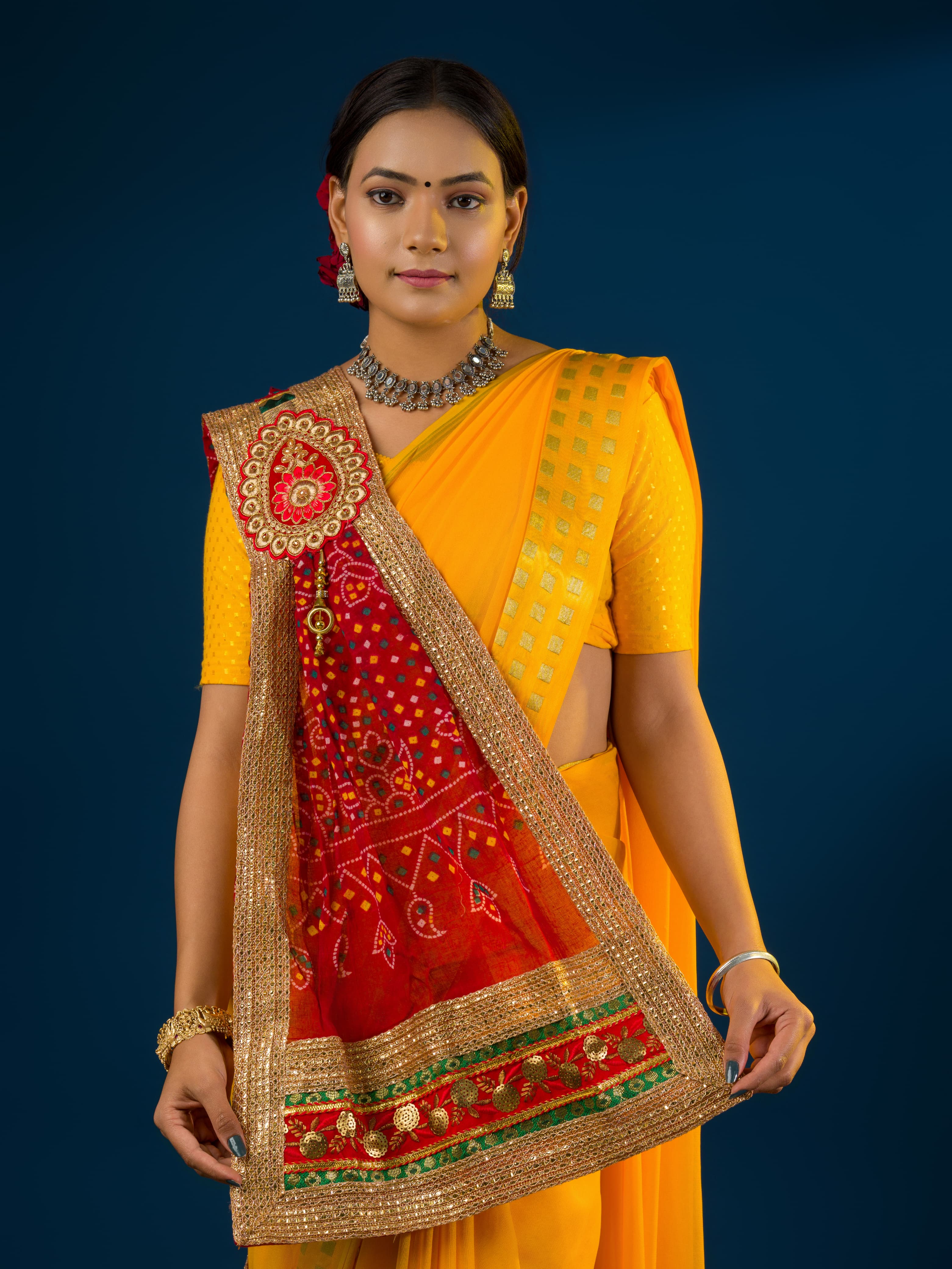 KcPC New Designer Half-part Chunri Cotton RSC