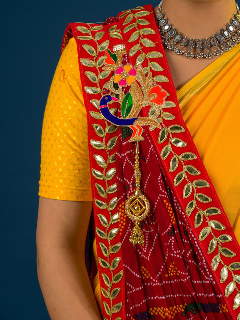 KcPc Rajasthani Marwadi Chunri Stole ZHR