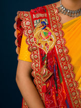KcPc Latest Georgette Marwadi Broach stole