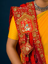 KcPc Rajasthani Piliya Georgette Odhni,RSC