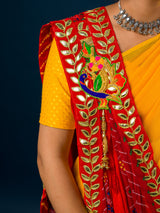 KcPc Rajasthani Marwadi Chunri Pila Stole ZHR