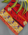 KcPc Peacock belbuti jardozi kolkata rajasthani Chunri (Pure Georgette Fabric)