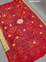 KcPc Original Marwadi Bhaat ki chunri piliya odhna (Pure Georgette Fabric)