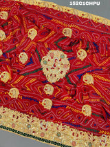 KcPc Original Marwadi Bhaat ki chunri piliya odhna (Pure Georgette Fabric)