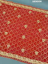 KcPc Pure Georgette Banarasi Belbuti Bhaat ki chunri