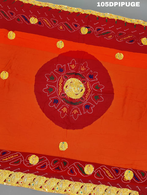 KcPc Rajasthani Chunri Pila Traditional Marwari  Pila