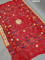 KcPc Special Bandhani Georgette Heavy Belbuti Odhna (Chunari)