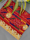 KcPc Marwadi chunri Pure Georgette Bel Buti Heavy Odhna