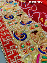 KcPc Traditional Ethnic Marwadi Belbuti Odhna Piliya (Pure Ojariya Fabric)