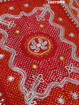 KcPc New Latest Designer Gaji Silk Bandhani Ghatchola Gotapatti Work DupattaSATISH