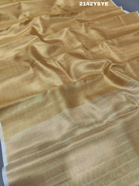 KcPc New Tussar Silk banarasi Zari weaving Saree KB