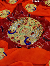 KcPc Rich Quality Hand Work Odhna Pila