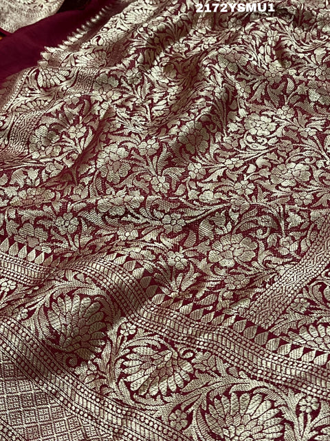 KcPc New Special Viscos silk Zari weaving Work Saree SAM