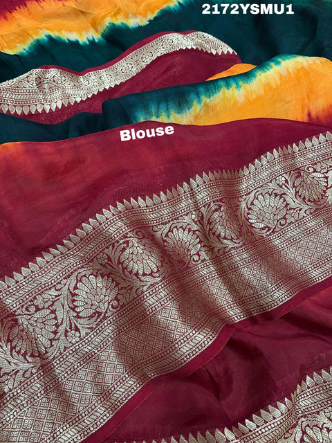KcPc New Special Viscos silk Zari weaving Work Saree SAM
