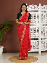 Thread Zari work saree under 1000