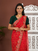 Thread Zari work saree under 1000