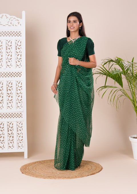 KcPc Launch New chiffon Bandhani Light Weight Saree  SUN