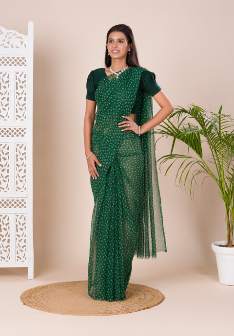 KcPc Launch New chiffon Bandhani Light Weight Saree  SUN