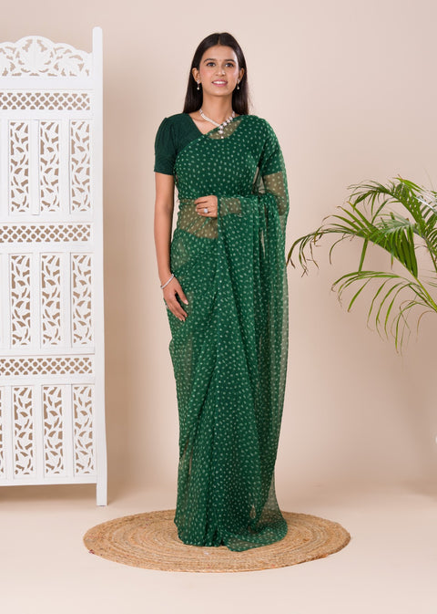 KcPc Launch New chiffon Bandhani Light Weight Saree  SUN