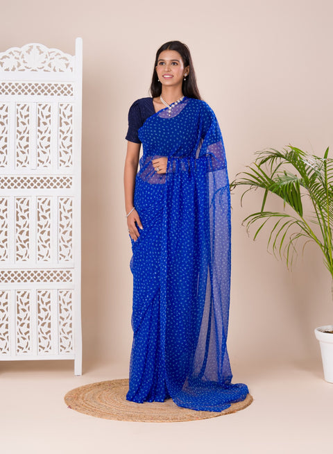 KcPc Launch New Chiffon Bandhani Light Weight Saree  SUN