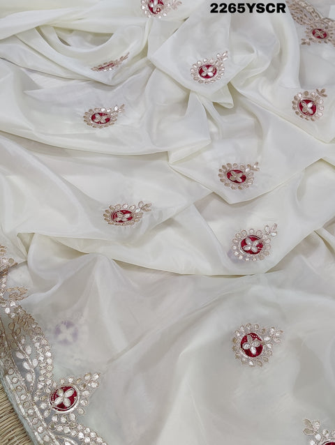 KcPc New Launch Tussar tissue silk Bollywood With Gotapatti work Saree SAM
