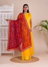 KcPc Pure Georgette Rajasthani Chunri DupattasKCPC
