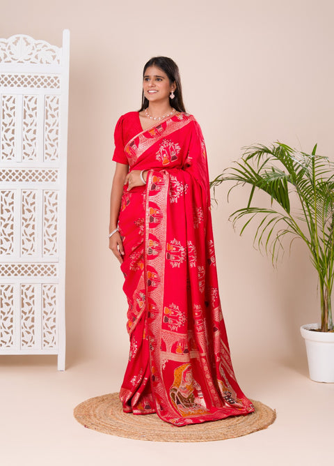 KcPc New Launch Dola silk Karwa Chauth Special With Dimond Work Saree