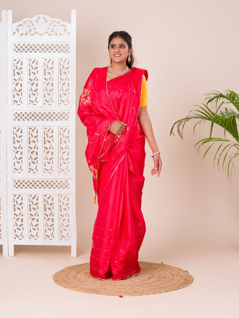 KcPc Designer Party Wear Saree with Blouse