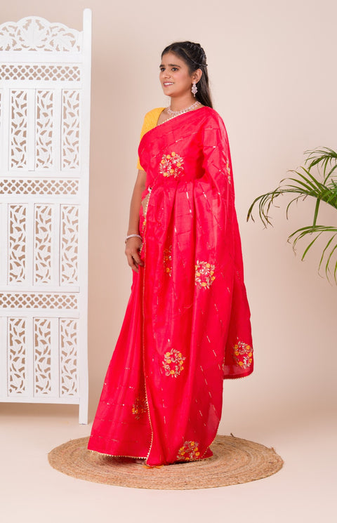 KcPc Designer Party Wear Saree with Blouse