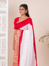 traditional Bengolisaree in mirror work 