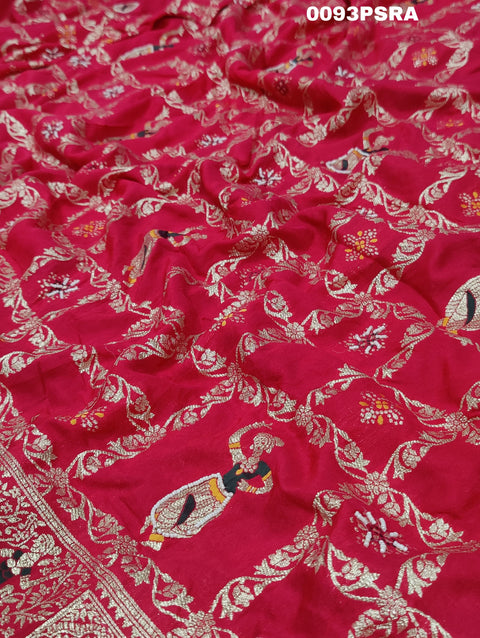 KcPc New Designer Rajwadi Style Gharchola Bandhej Sarees  Rani
