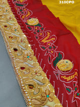 KcPc New Heavy Belbutti Pure Geogette Chunari Piliya Odhna Pomcha