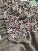 KcPc New Latest Cotton Silk Printed Style With Banarasi zariWork Saree SWA