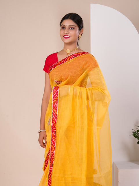 KcPc Special Kota Doriya Chunri Border Gotapatti Work Saree