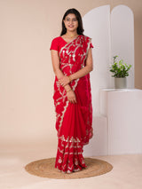 KcPc New Beautiful Pure Georgette Party wear saree