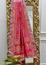 KcPc Beautiful Georgette Bandhani Style Sequence Work Dupatta AMT