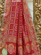 KcPc Special Georgette Bandhani Style Sequence Work Dupatta AMT