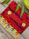 KcPc New Beautifull Heavy Belbutti pure Radhakrishna odhna(Pure Ojariya Fabric)