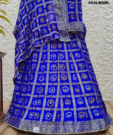 KcPc Rajasthani Bandhej Ghatchola Zari Work Lehenga KML