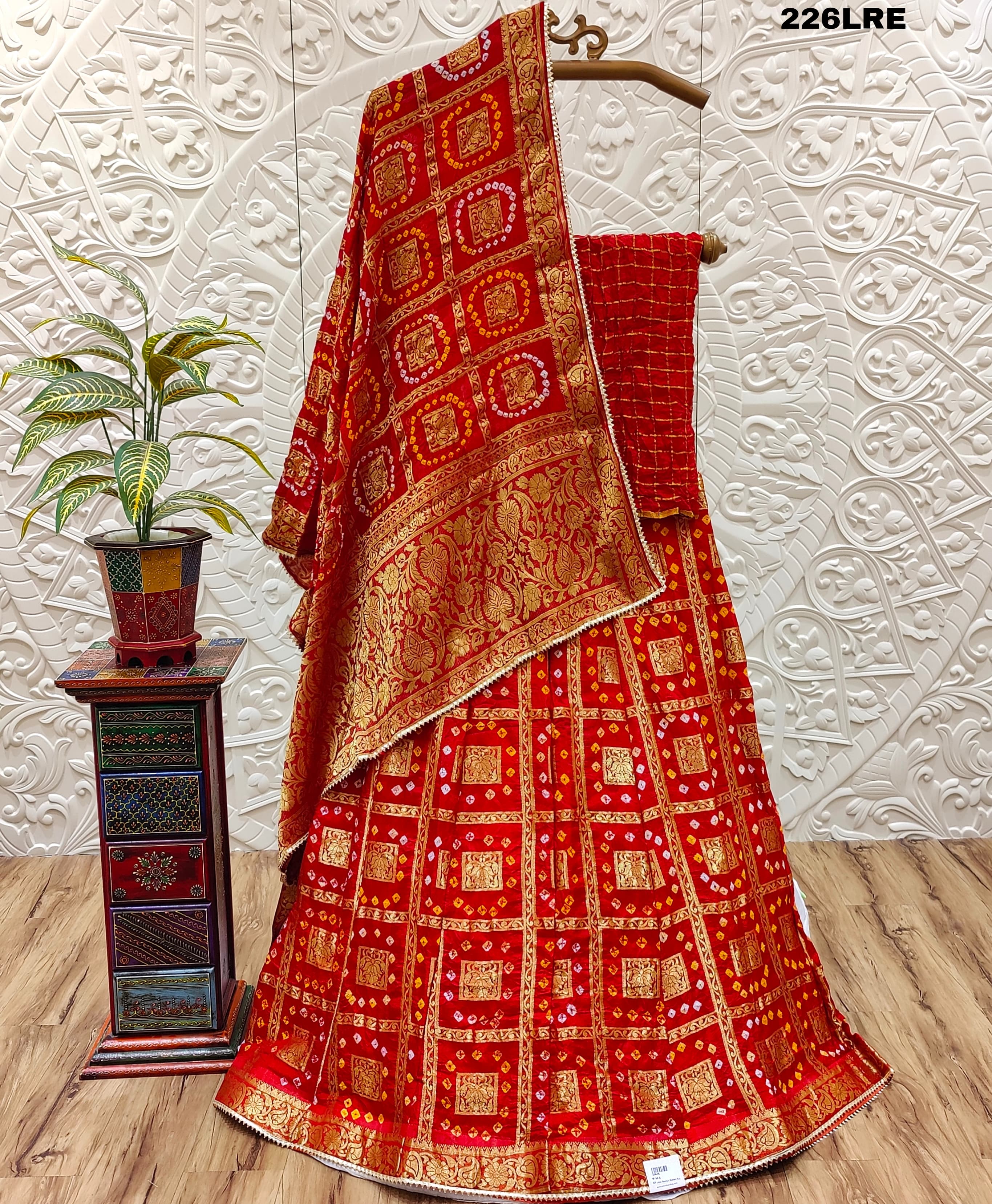 By Gharchola Bandhani Lehenga Traditional wear