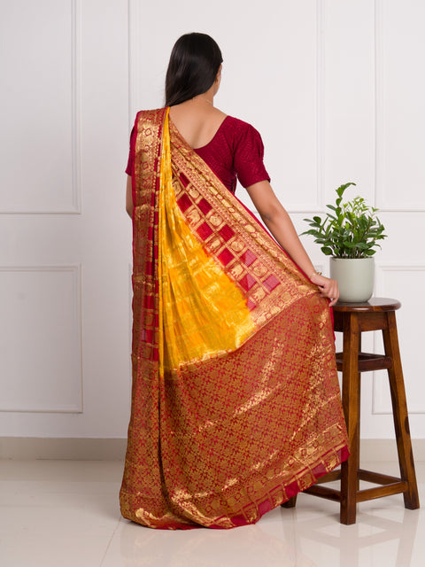 KcPc New Arrival Art silk Banarasi Style With Zari weaving Work Saree KCPC