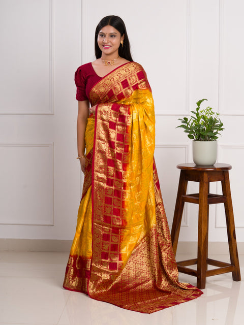 KcPc New Arrival Art silk Banarasi Style With Zari weaving Work Saree KCPC