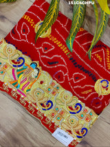 KcPc Traditional Ethnic Marwadi Belbuti Odhna Chunri (Pure Ojariya Fabric)