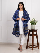 KcPc Ghatchola Bandhej silk DupattasNeavy Blue